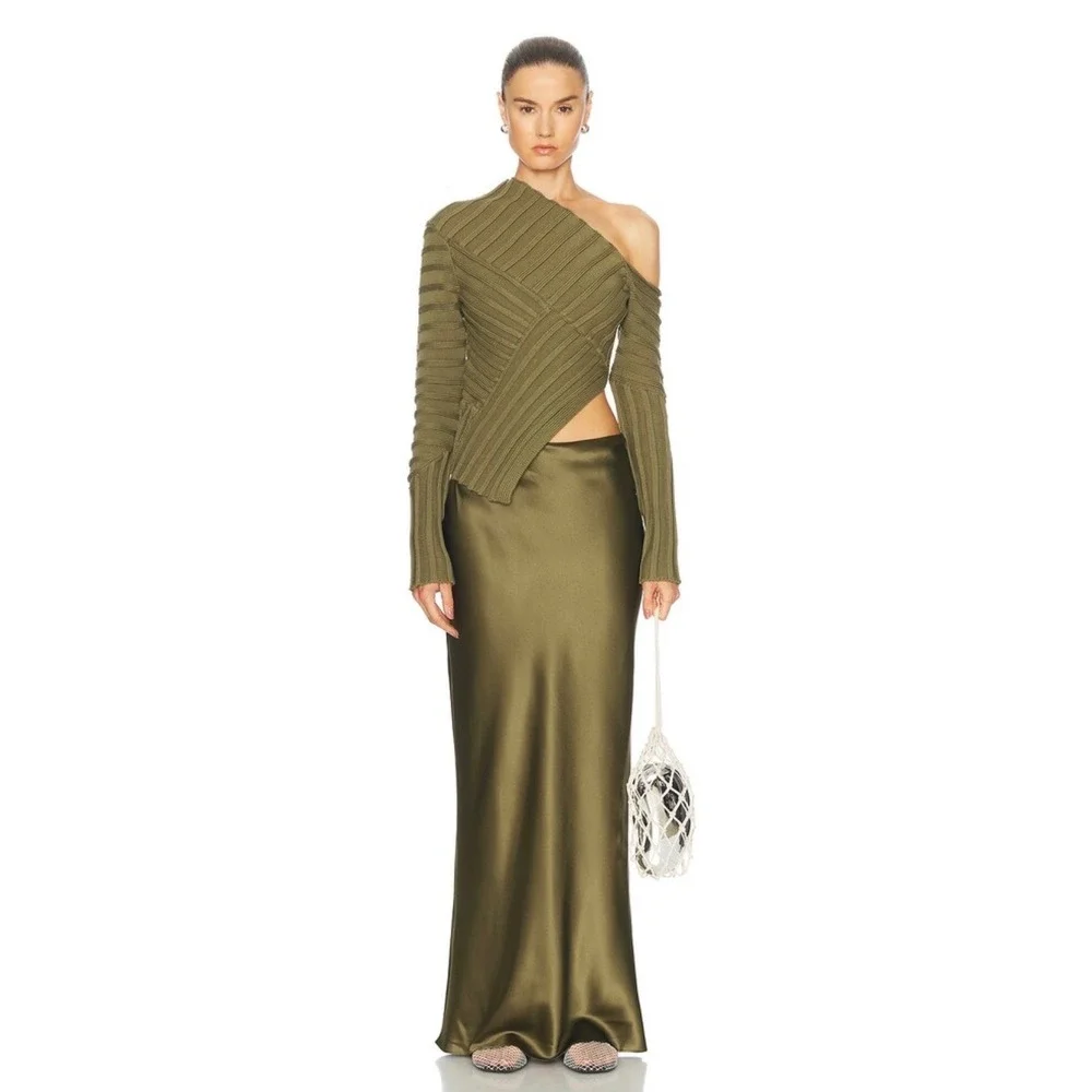 CULT GAIA‎ Chantel Skirt in Olive Size XS NWOT